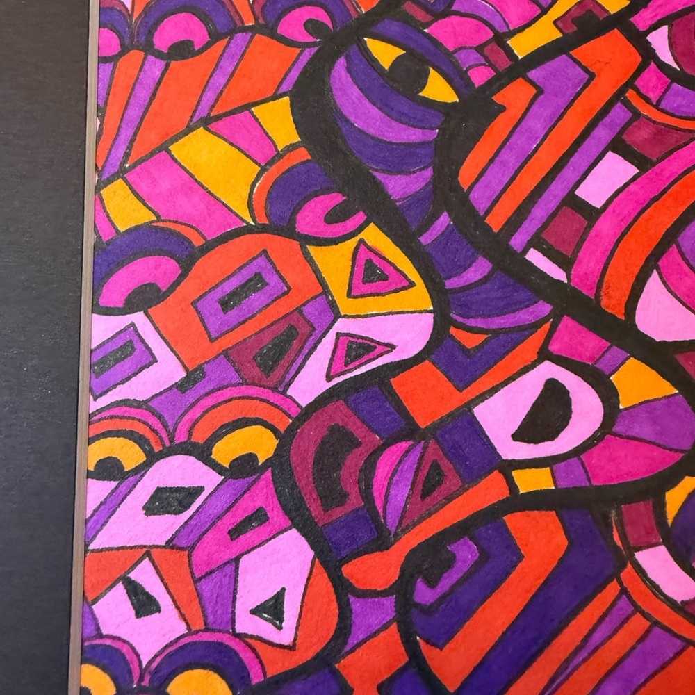 Original Intuitive Abstract Drawing - Picture 3 of 6